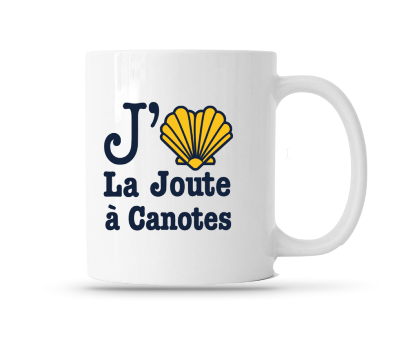 Mug avec le logo "J'aime la Joute à Canotes"
